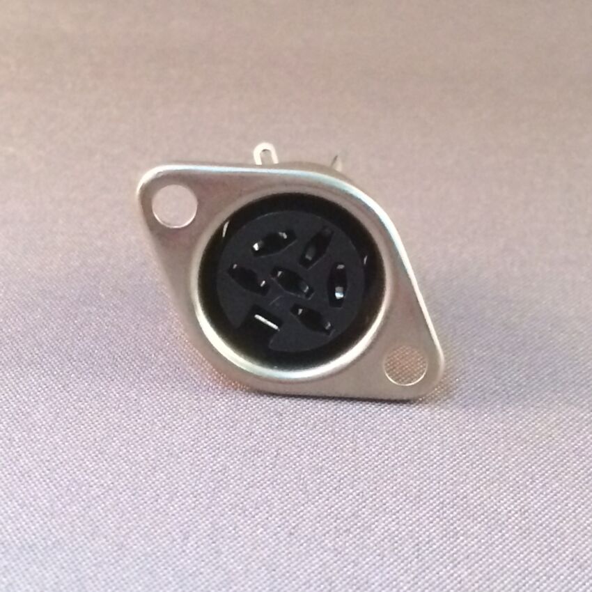 Pin Chasis 6 pins din chassis part female – NOS DIN for Repair & Replacement ...