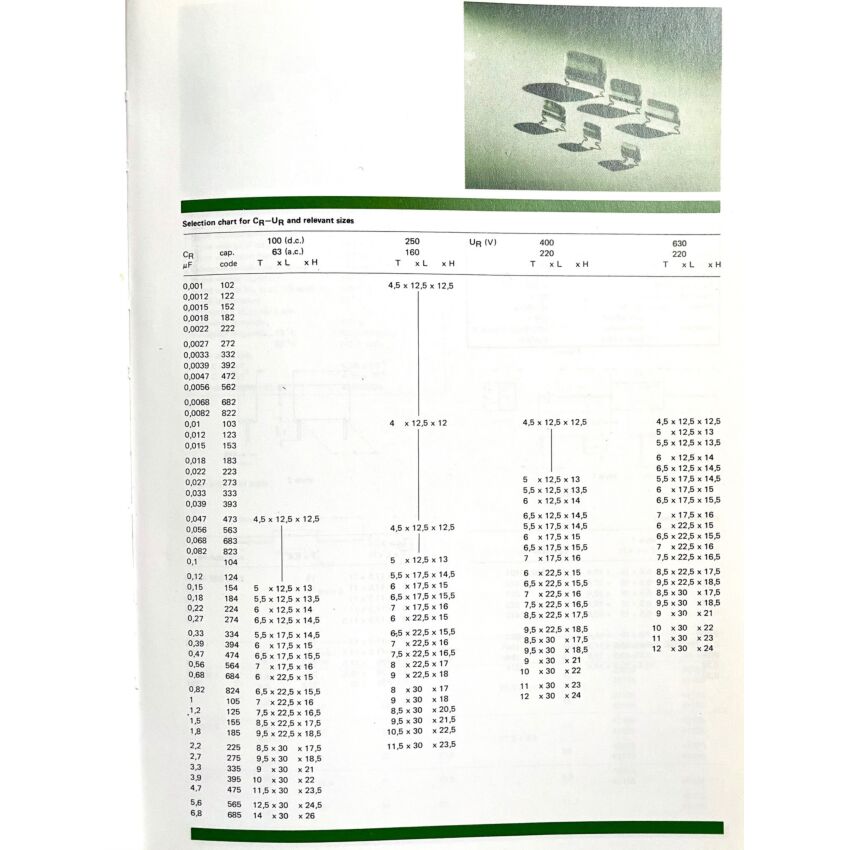 Philips 342 / 352 PETP Tropical Fish Capacitors