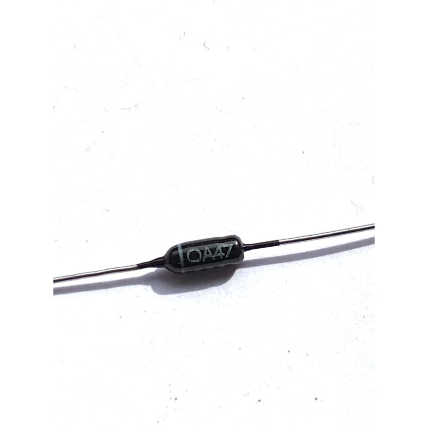 Valvo OA47 Gold bonded germanium diode - 25V - 110mA - JEDEC DO-7 – NOS ...