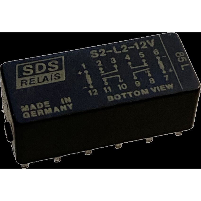 SDS S2-L2-12V High Power HF Relay 450MHz DPDT 12VDC