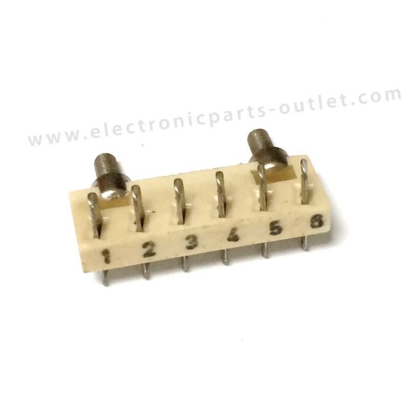 Ceramic wiring strip 6P