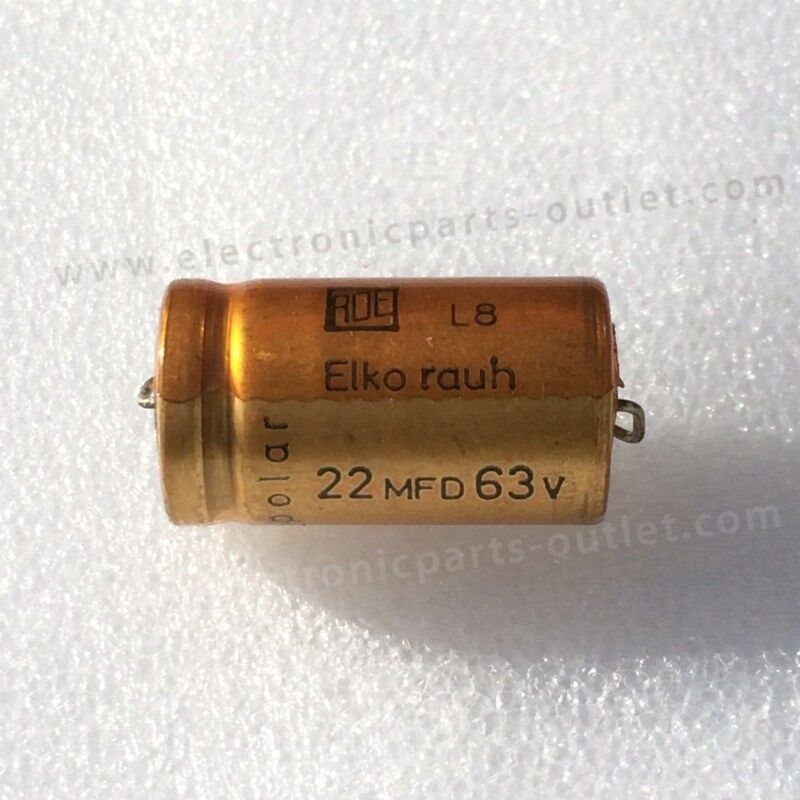 Bipolair 22uF / 63V