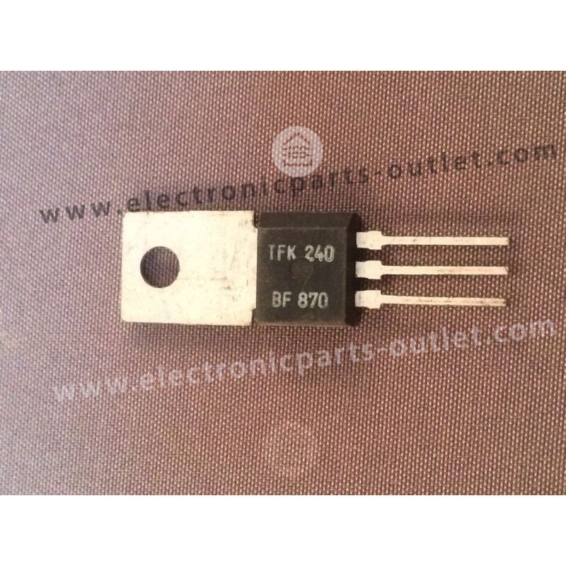 BF870   PNP – 300V – 0.03A – 1.6W –   60MHz