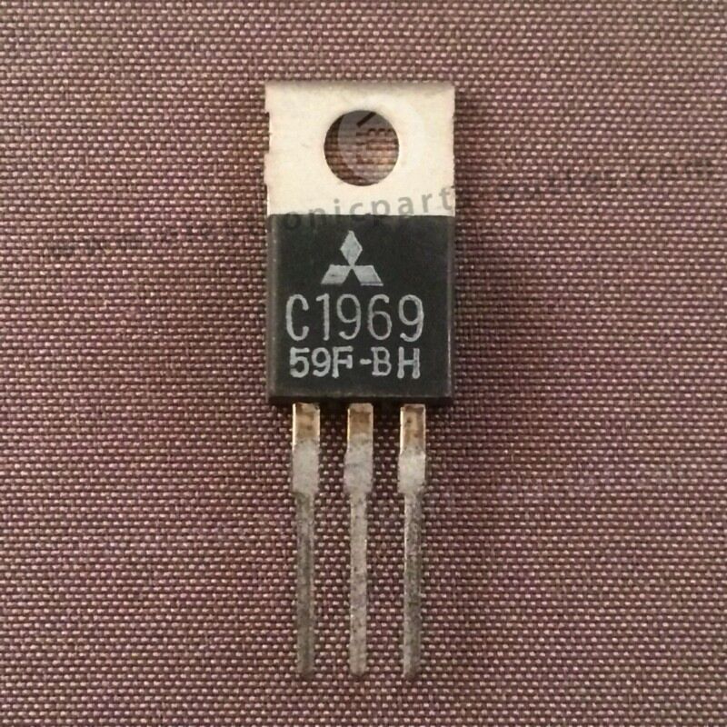2SC1969   60V – 6A – 20W – 75MHz – hfe   10