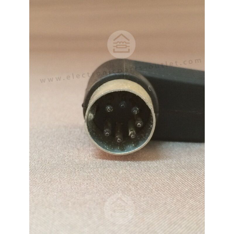 7p DIN 270Â° plug male angular