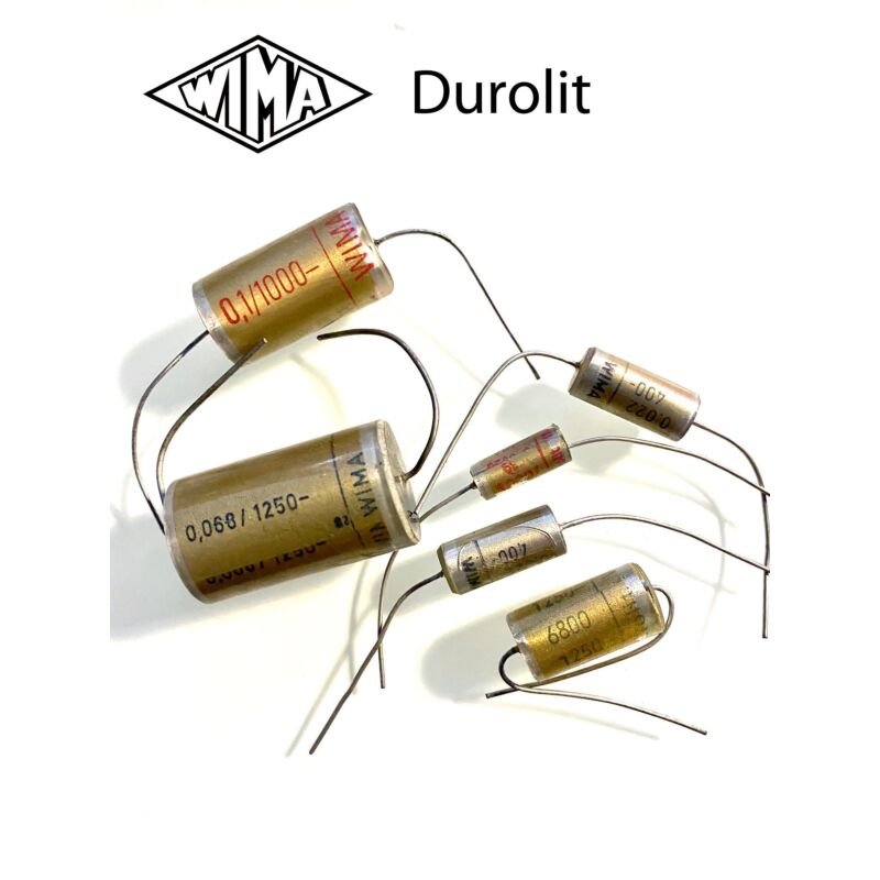WIMA Durolit Capacitor paper alufoil casted body