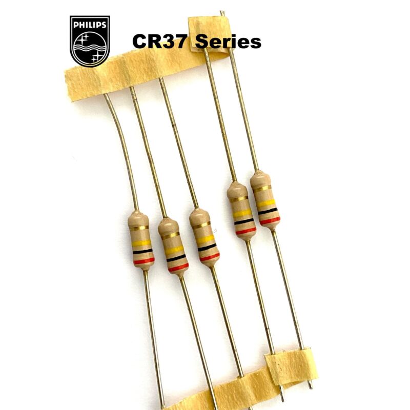 Philips CR37 Series Carbon Film resistor 0.5W