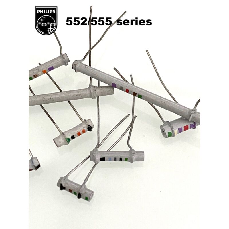 Philips 552 / 555 Serie keramische buis condensator 500V