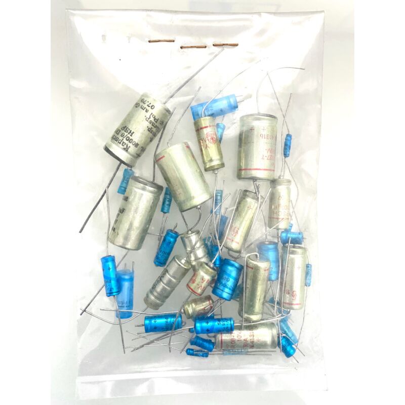 Assortment electrolytic capacitors