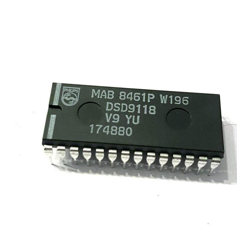 Philips MAB8461P-W196 (W107) CMOS SINGLE-CHIP 8-BIT MICROCONTROLLER