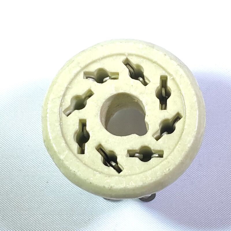 Tube socket ceramic 8 pin K8A (6V6GT, 6L6, EL34 etc.)