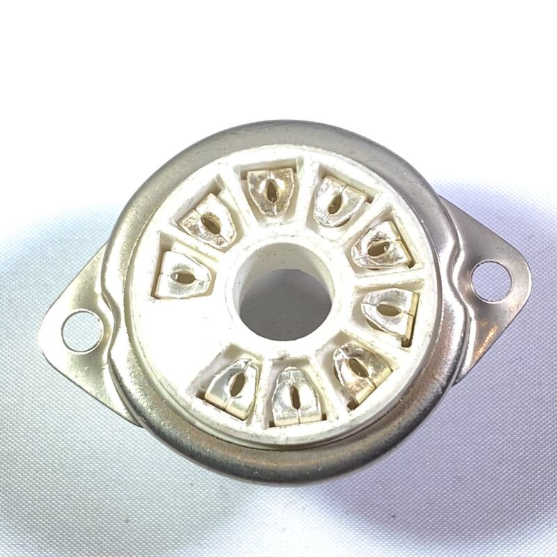 Tube socket Ceramic 9 pin B9D (EL509, EL519, PL509)