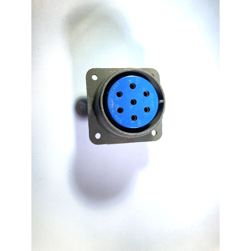 Amphenol Mil. 7 pin Female Chassis 97-3102-a-22-28-S (426) size 22