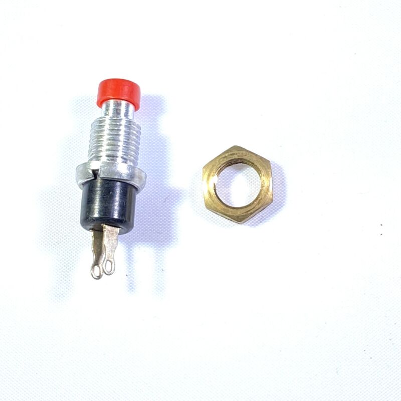 Switch pulse 1x NO panel bottom mount red