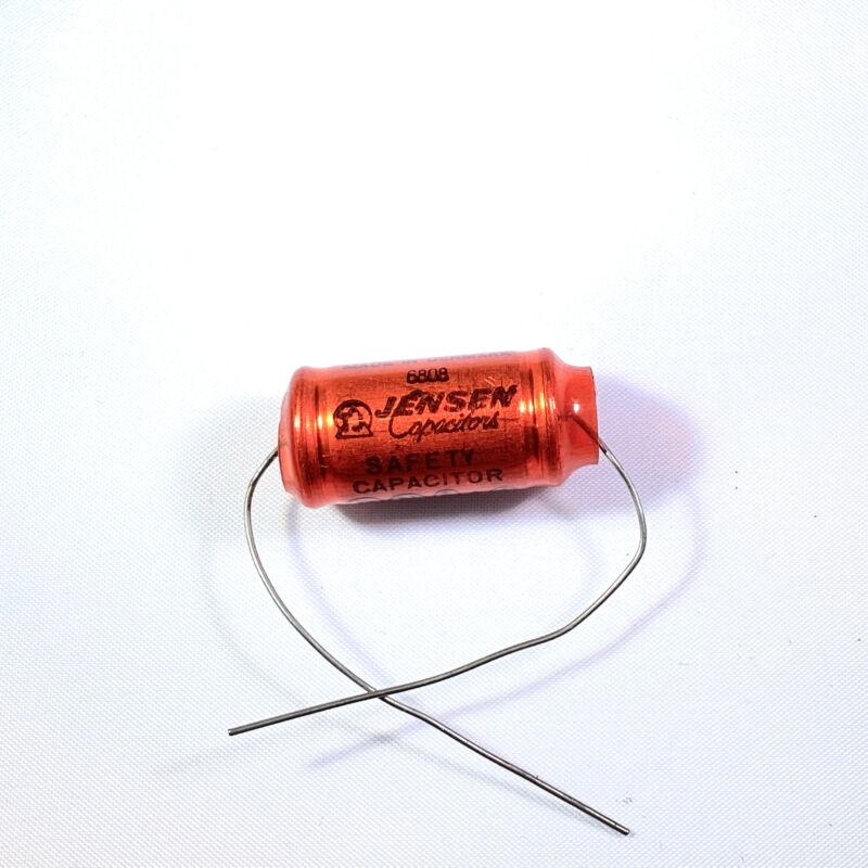 Safety Cap Jensen Aluminium 0,1uFX2 250VAC