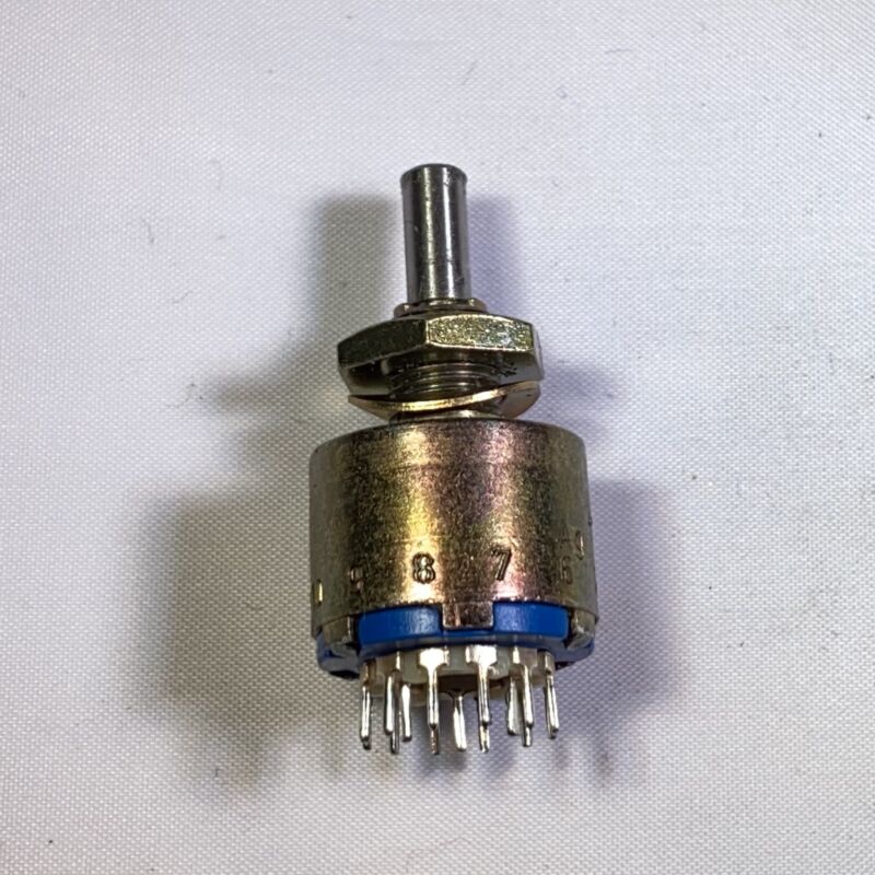 Rotary switch ITT 4-position 3-pole pcb mount