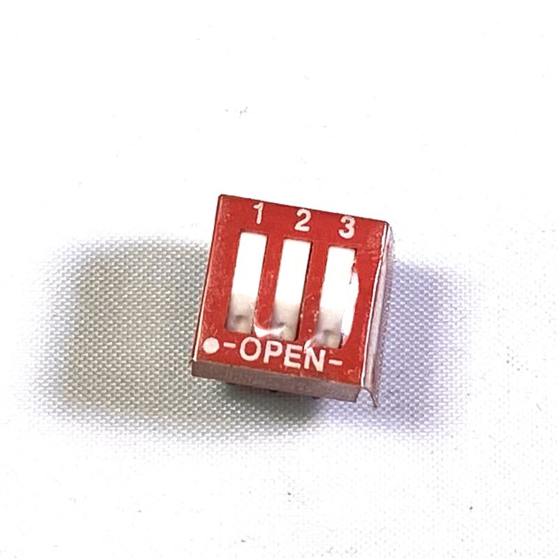 DIP switch 76RSB03S 3 pole pcb mount