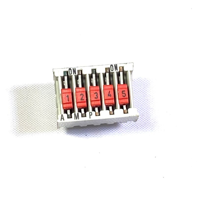 DIP switch AMP 5 pole pcb mount