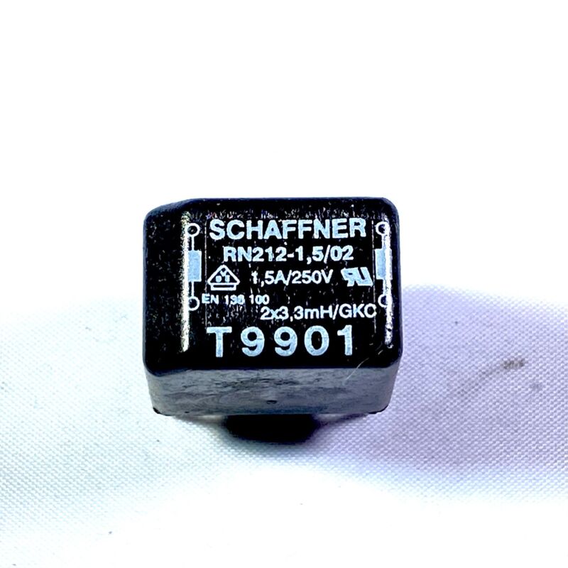 Schaffner RN212-1,5/02 Interference Filter, Wired 3.3 mH (2x) 1.5 A (2x)