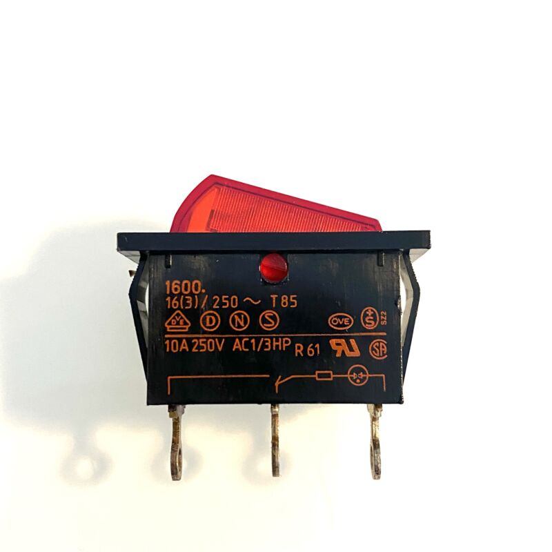 Toggle switch Marquardt 1600 1-pole panel mount 250VAC 10A