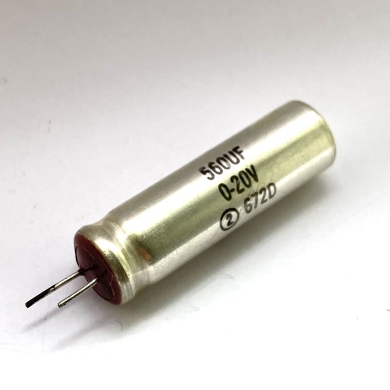 Sprague 672D Capacitor  560uF / 20 VDC