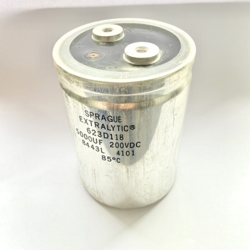 Sprague Extralytic 623D118 Can Capacitor  5000uF / 200 VDC