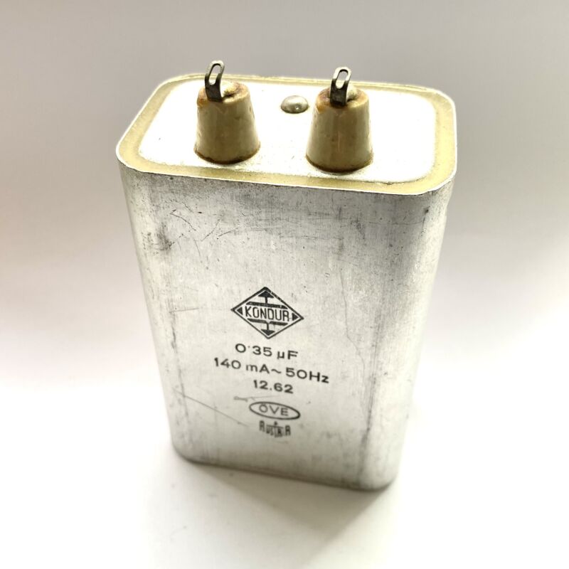Kondur Capacitor 0,35uF - 140mA VAC - 50Hz