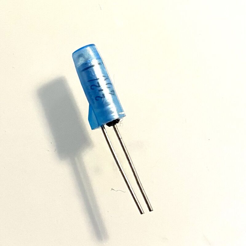 Philips electrolytic capacitor 2.2uF / 40V isolated radial