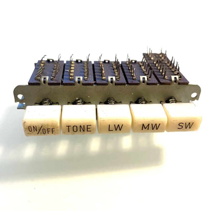 Switch unit Radio 1x on/off + 1x tone + 3x connected (LW-MW-SW)