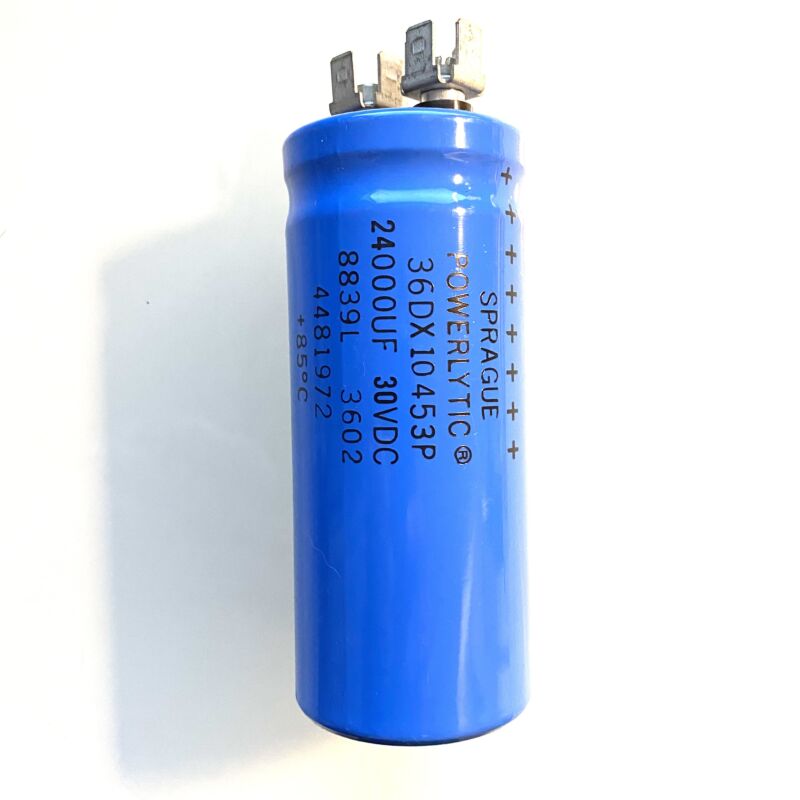 Sprague Powerlytic 24000uF / 30VDC  36DX10453P Electrolytic Capacitor