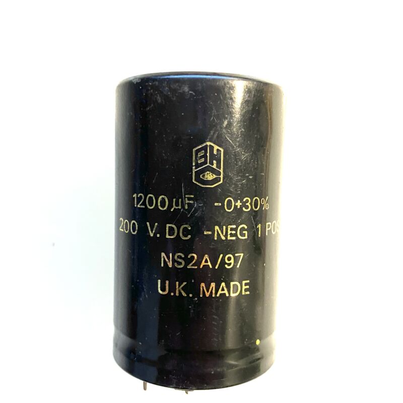 BHC NS2A/97 1200uF 200VDC  Capacitor