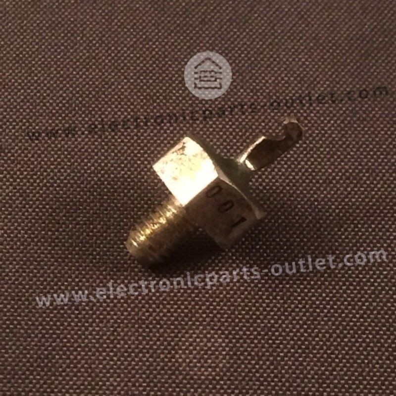 Doorvoer C 1nF  Verzilverd, schroef model met soldeerhaak