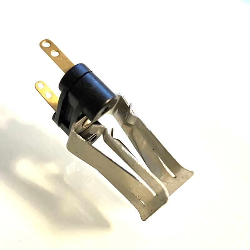 Crystal Socket 12mm met solder lugs gold