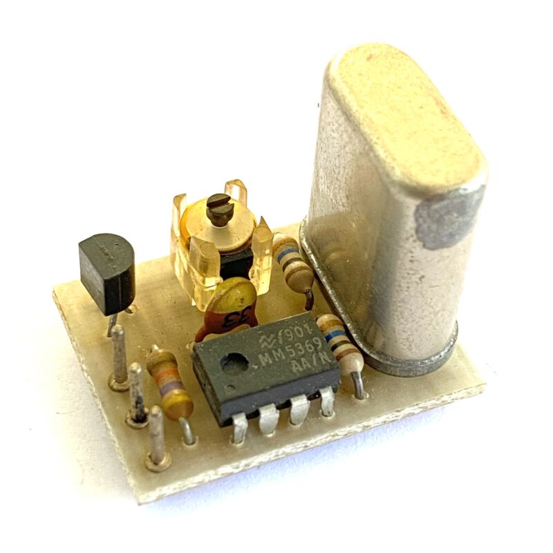 Crystal Oscillator 60Hz with MM5369