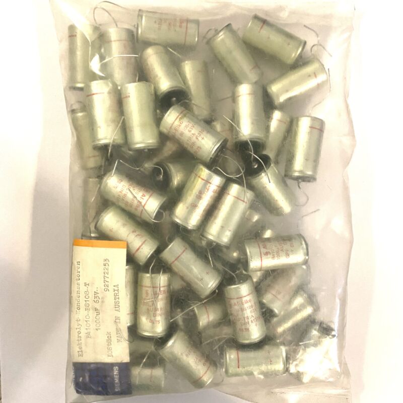 Siemens B41010-B8108-T Al Electrolytic Capacitor 1000uF 63V (50x)