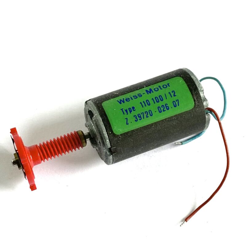 Grundig 110 100 / 12 Weiss motor 3-12 VDC L+R + Spindle