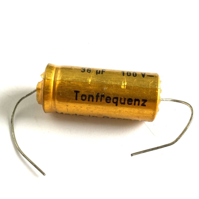 Peerless Tonfrequenz Condensator 36uF 100V (low loss)