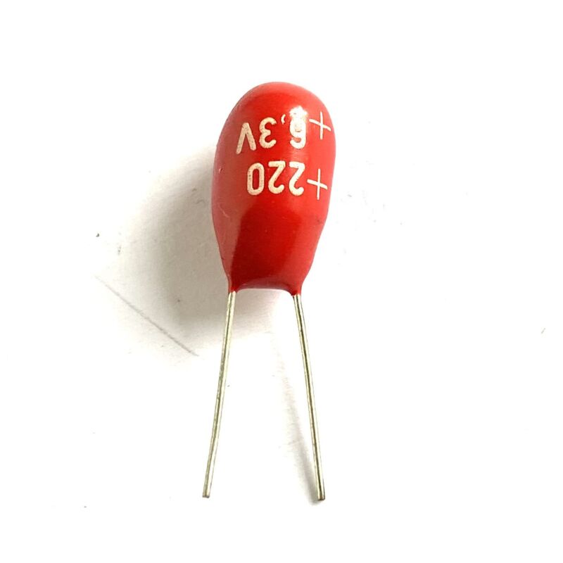 Droplet tantalum capacitors