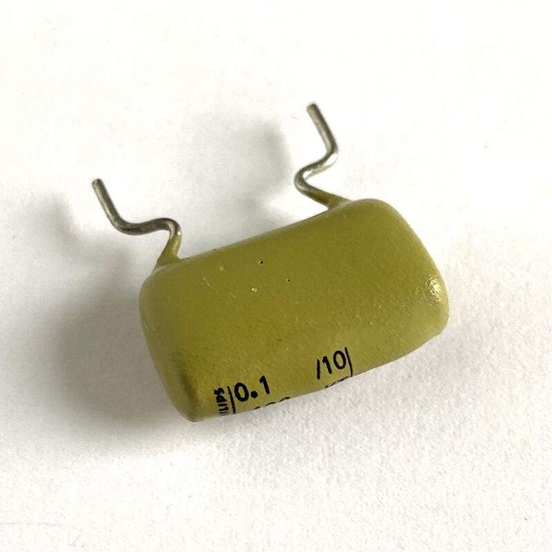 Philips C296 Mustard Capacitors