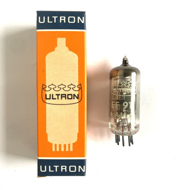 Ultron EF91 high gain, high impedance, high slope, screened pentode