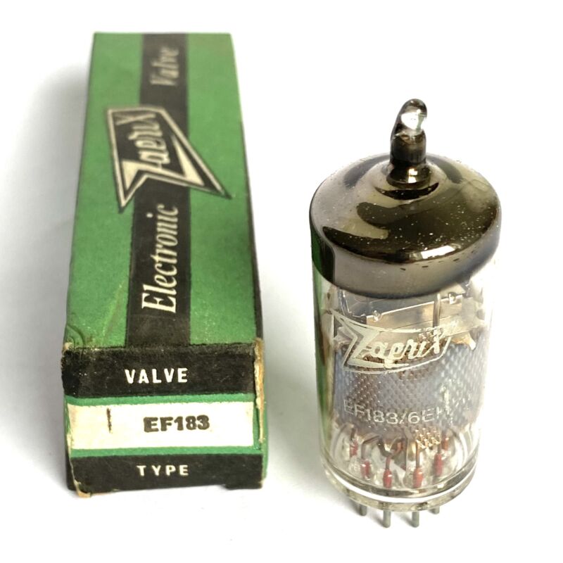 Zaerix EF183 frame-grid variable-mu RF pentode