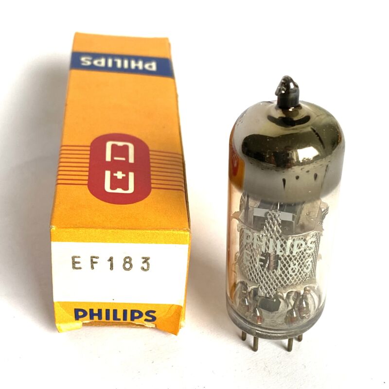 Philips EF183 frame-grid variable-mu RF pentode