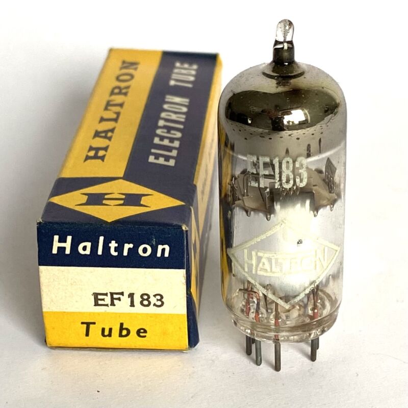 Haltron EF183 frame-grid variable-mu RF pentode