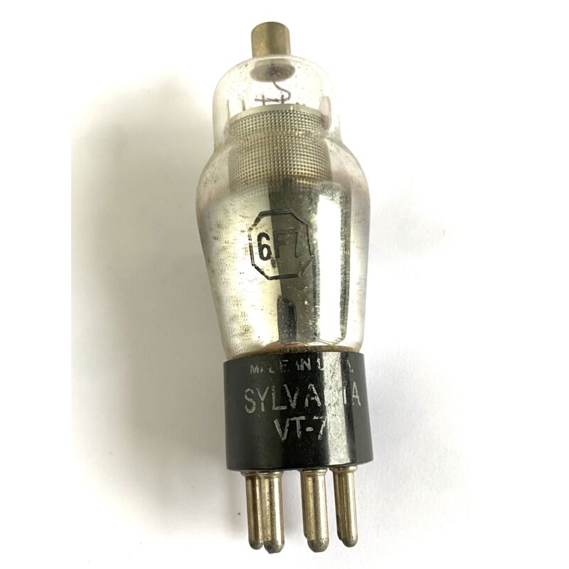 Sylvania 6F7G triode pentode frequency changer