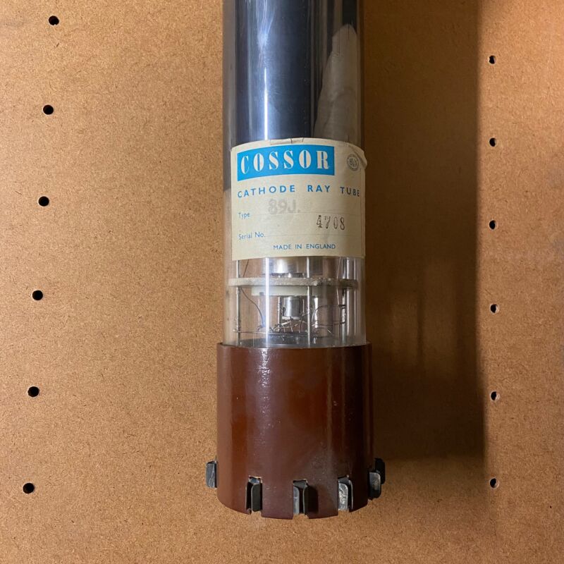 Cossor 89J double-beam oscilloscope tube (CV2750)