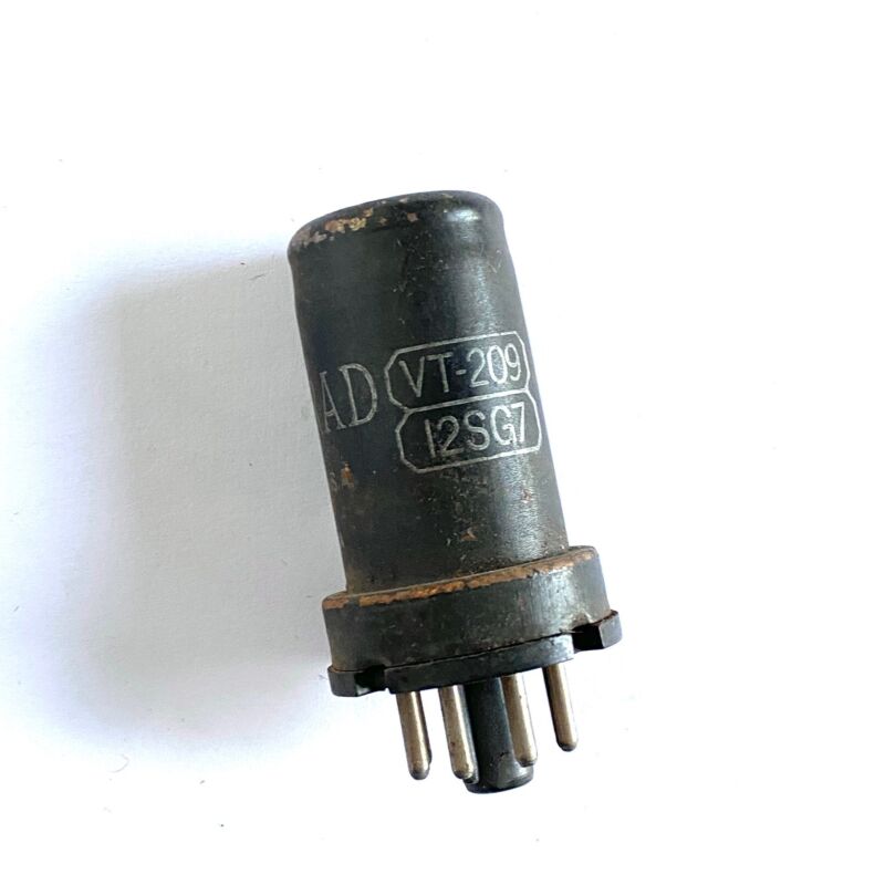 12SG7 Vacuum Pentode   RF/IF-Stage, various brands (some minor rust on can)