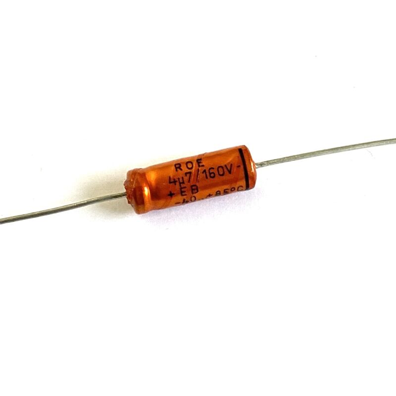 Roe condensator 4,7uF 160V +EB