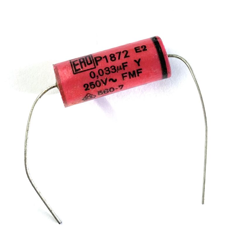 Ero P1872 Capacitor Y paper 0,033uF 1000VDC