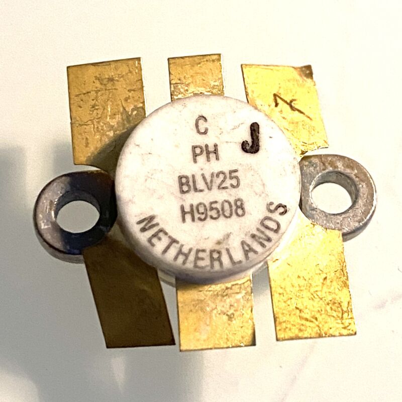 Philips BLV25 VHF BAND, Si, NPN, RF 300W POWER TRANSISTOR