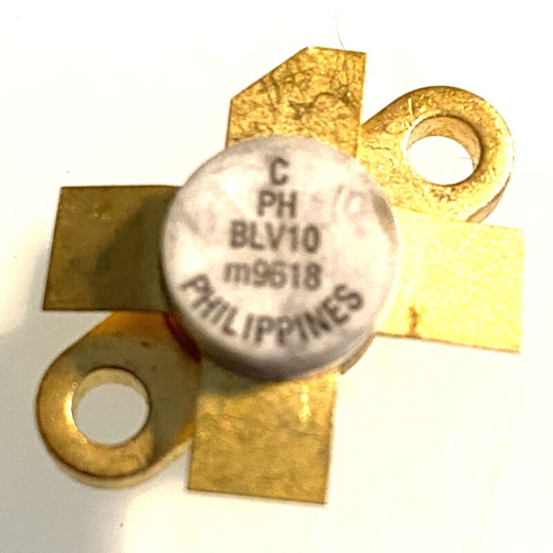 Philips BLV10 RF Power Transistor, up to 0.175 GHz, 8 W, 12 V